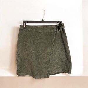 Hollister Olive Green Wrap Skirt